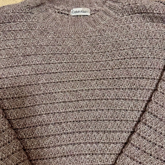 Calvin Klein Lavender Textured Sweater - Picture 3 of 5